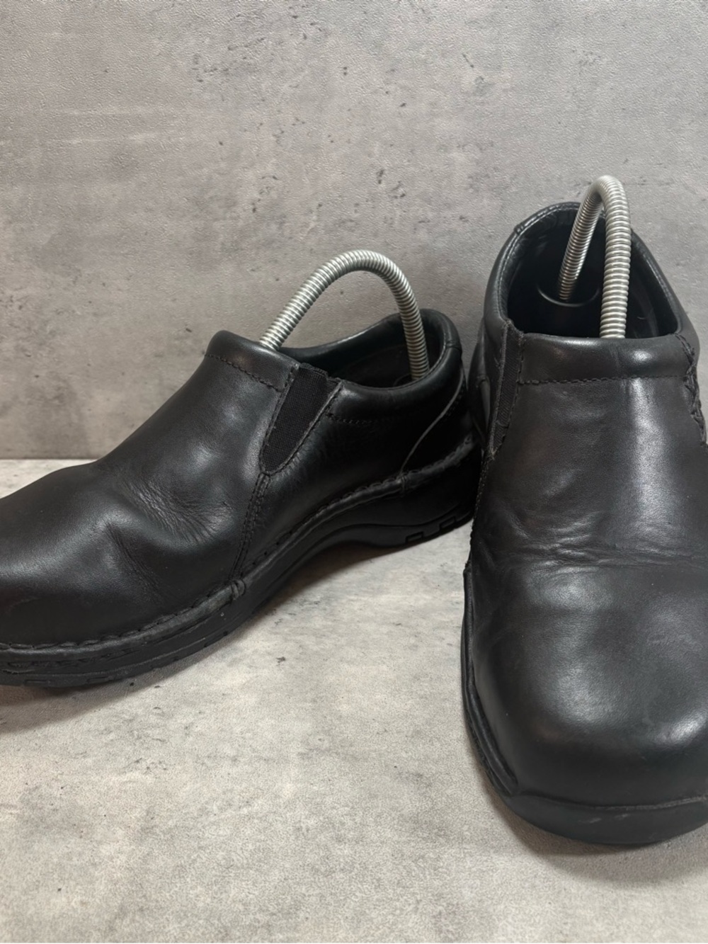 Red Wings 2321‎ Loafers Clog Womens 8.5D Shoes Black Leather Steel Toe Safety